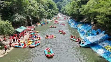 霍山神仙谷漂流