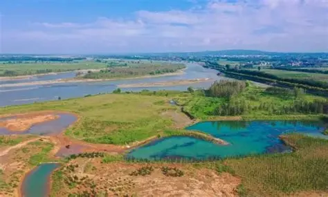 孟津黄河湿地鹤鸣湖恢复区