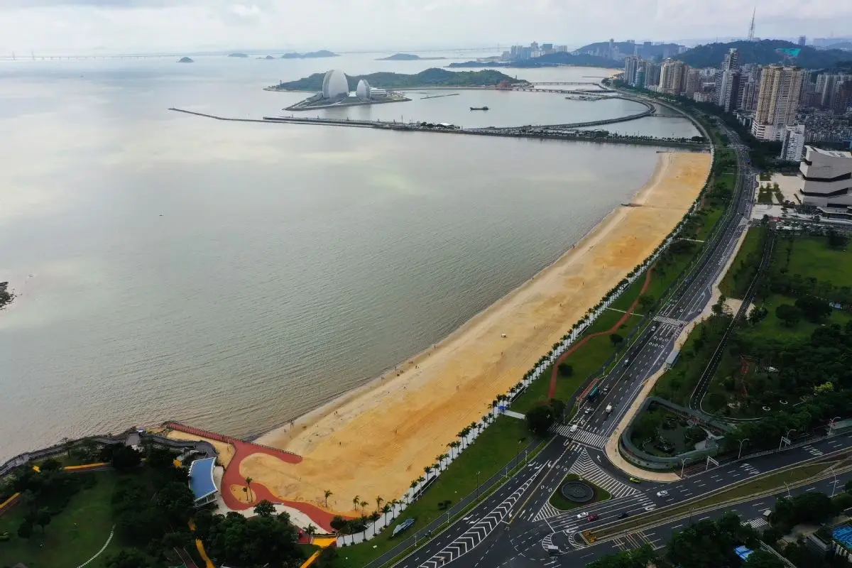 珠海阳光咀沙滩