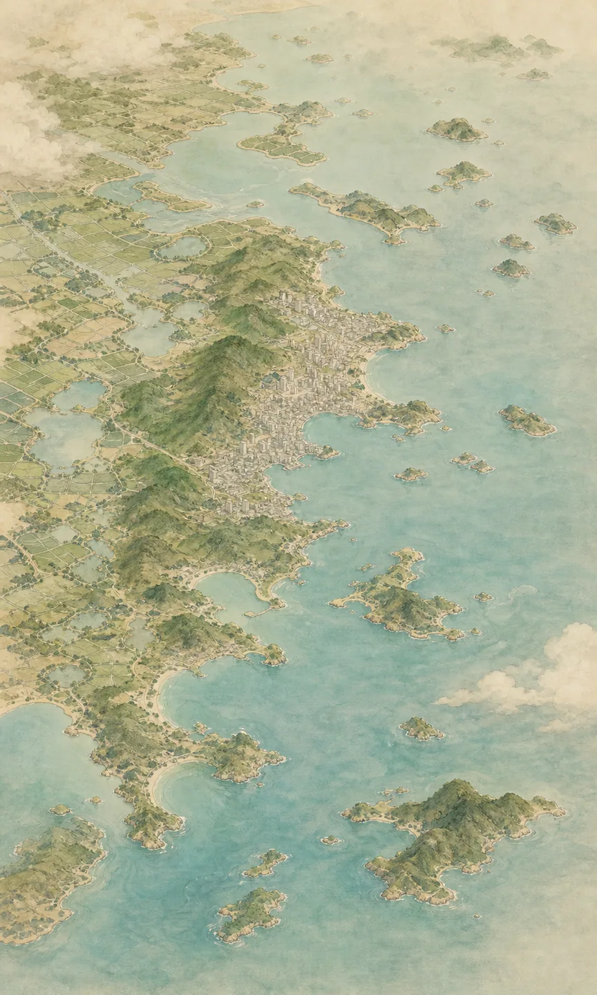 珠海方位示意图